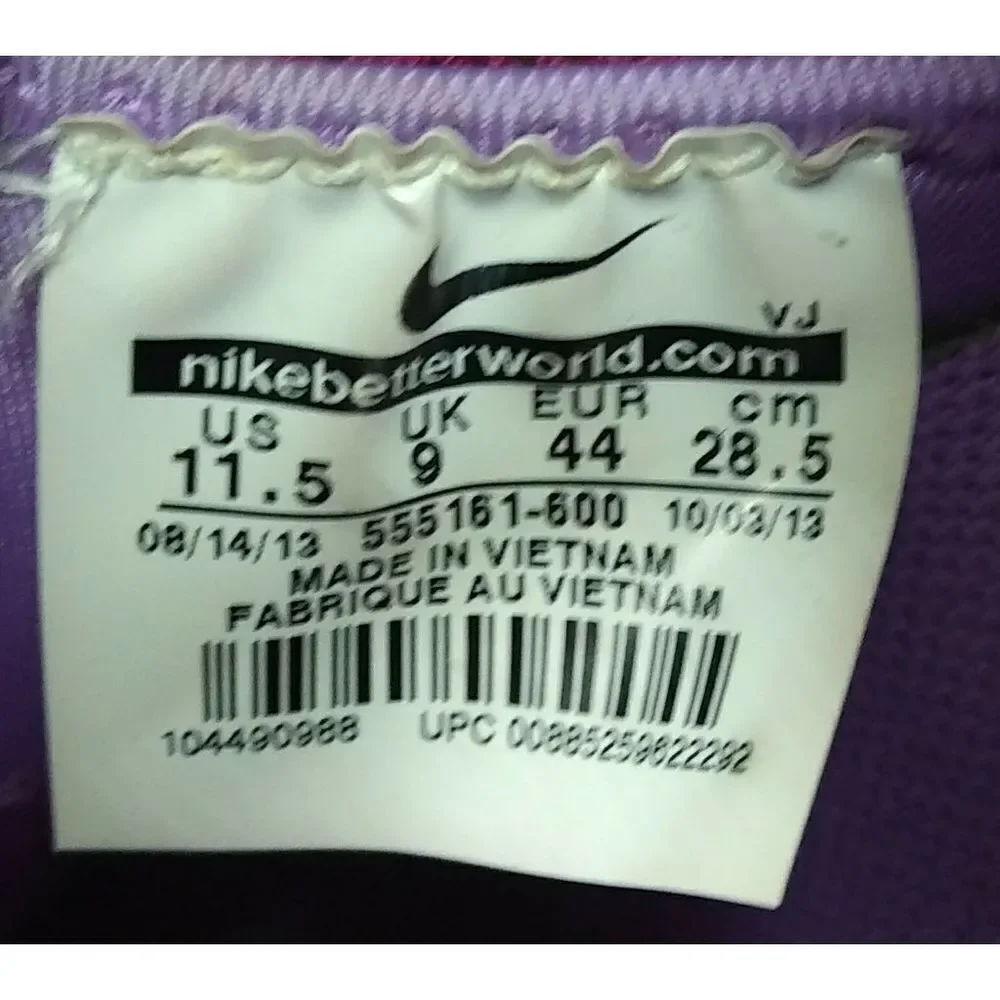 Nike Air Max Fusion Running Shoes Sneakers Women's Size 11.5 Pink Nike Running P